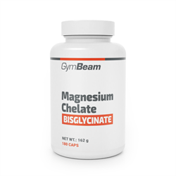 GymBeam Hořčík chelát (bisglycinát) - 180 tablet