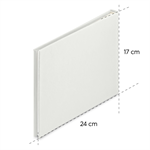 Hama album classic WRINKLED 24x17 cm, 36 strán, biely