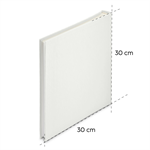 Hama album classic WRINKLED 30x30 cm, 80 strán, biely