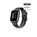 Hama Fit Watch 5910, športové hodinky čierne, vodotesné, GPS, meranie tepu, krokomer atď.