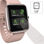 Hama Fit Watch 5910, športové hodinky, vodotesné, GPS, srdcový tep, kalórie, krokomer atď., ružové zlato