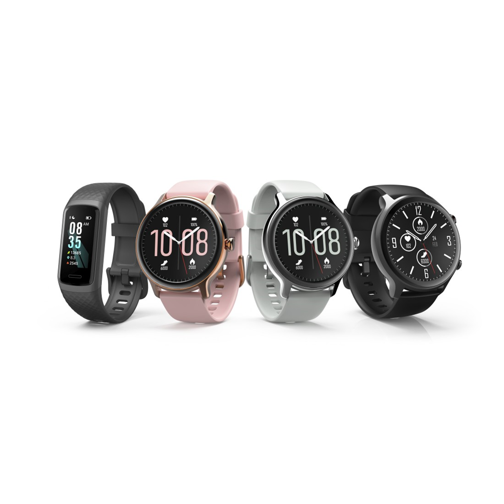 Hama Fit Watch 6910, športové hodinky, GPS, srdcový tep, oxymeter, kalórie, vodotesné, čierne