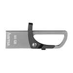 Hama flashPen "Hook-Style"  64 GB 15 MB/s, šedá