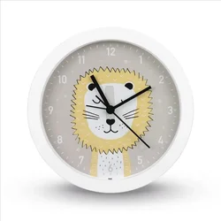 Hama Lucky Lion, detské stolové hodiny s funkciou budíka, priemer 16 cm, tichý chod