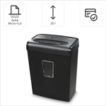 Hama Premium M8+, skartovač, mikrorez, 8 listov, klasifikácia P5, 20 l