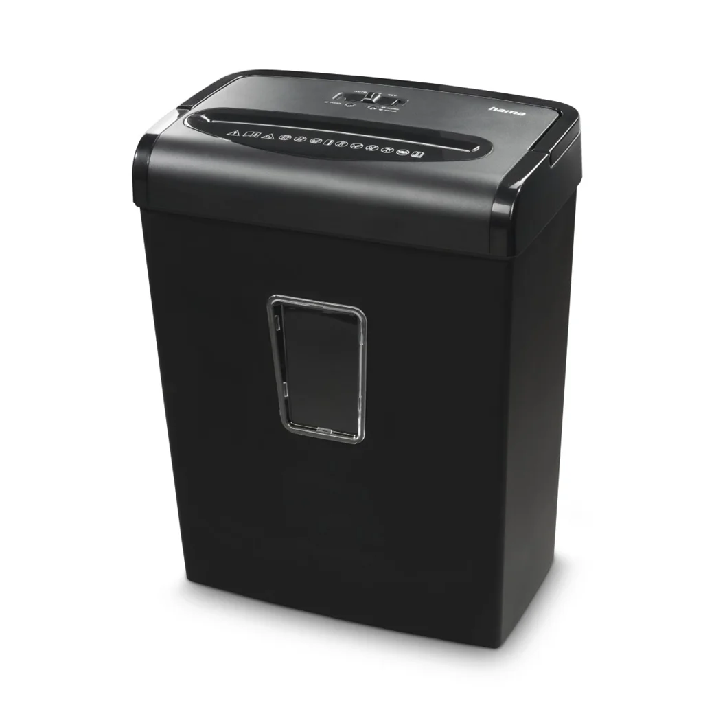 Hama Premium M8+, skartovač, mikrorez, 8 listov, klasifikácia P5, 20 l