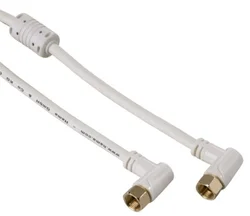 Hama SAT kábel F-vidlica - F-vidlica, 1,5 m, kolmé konektory 95 dB