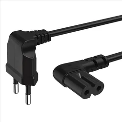Hama síťový napájecí kabel, 2pólové vidlice kolmé, 1,5 m 137229 - Kabely + redukce