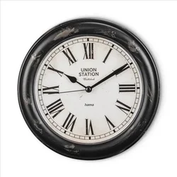 Hama Urban, nástenné hodiny vo vintage štýle, priemer 22 cm, tichý chod