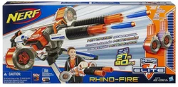 Hasbro Nerf Elite - Dvouhlavňový automatický blaster rhinofire