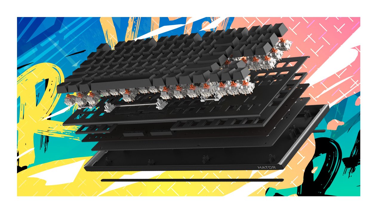 Hator Gravity X TKL bílá