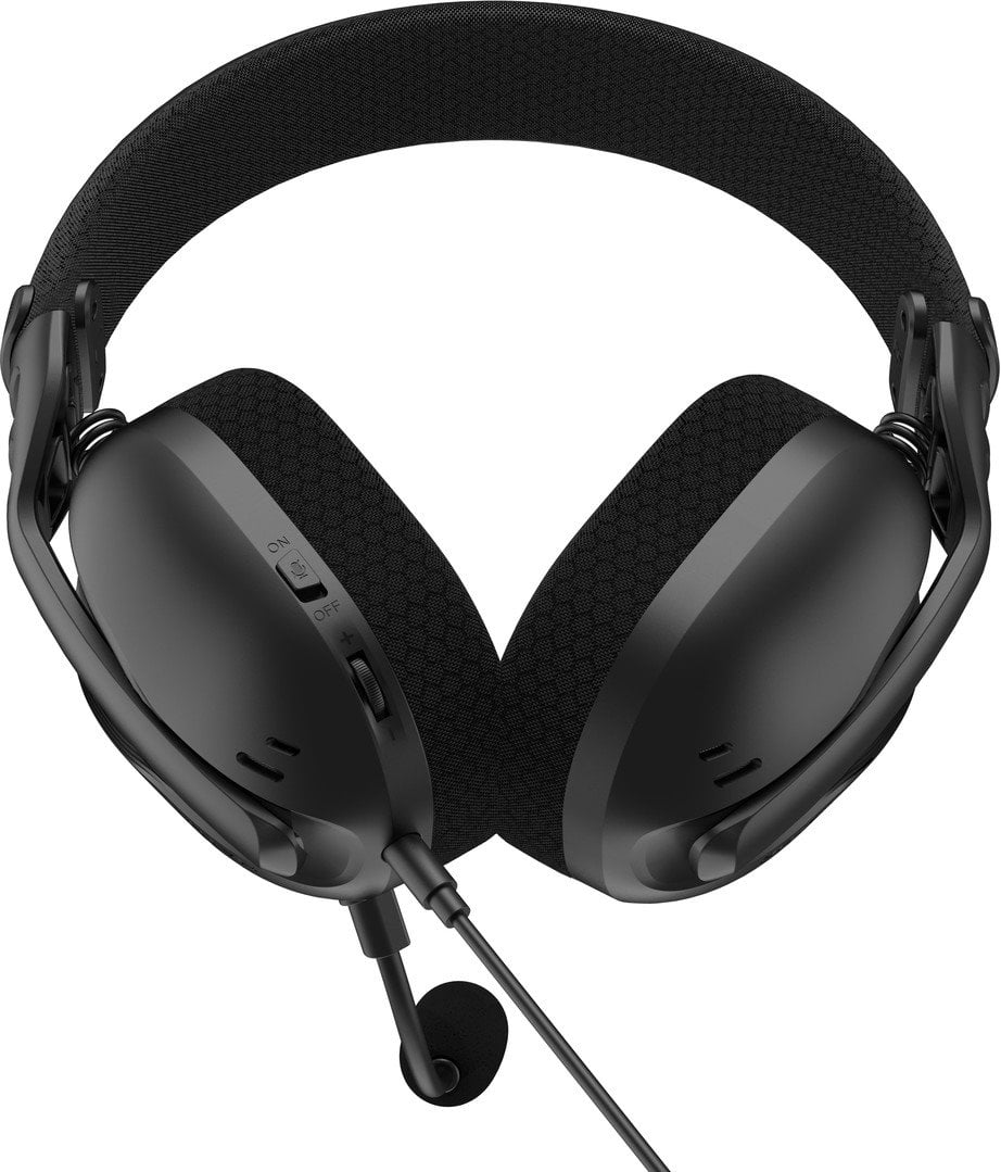 Hator HYPERPUNK 3 USB káblové slúchadlá čierne