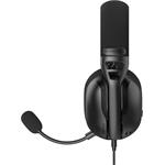 Hator HYPERPUNK 3 USB káblové slúchadlá čierne