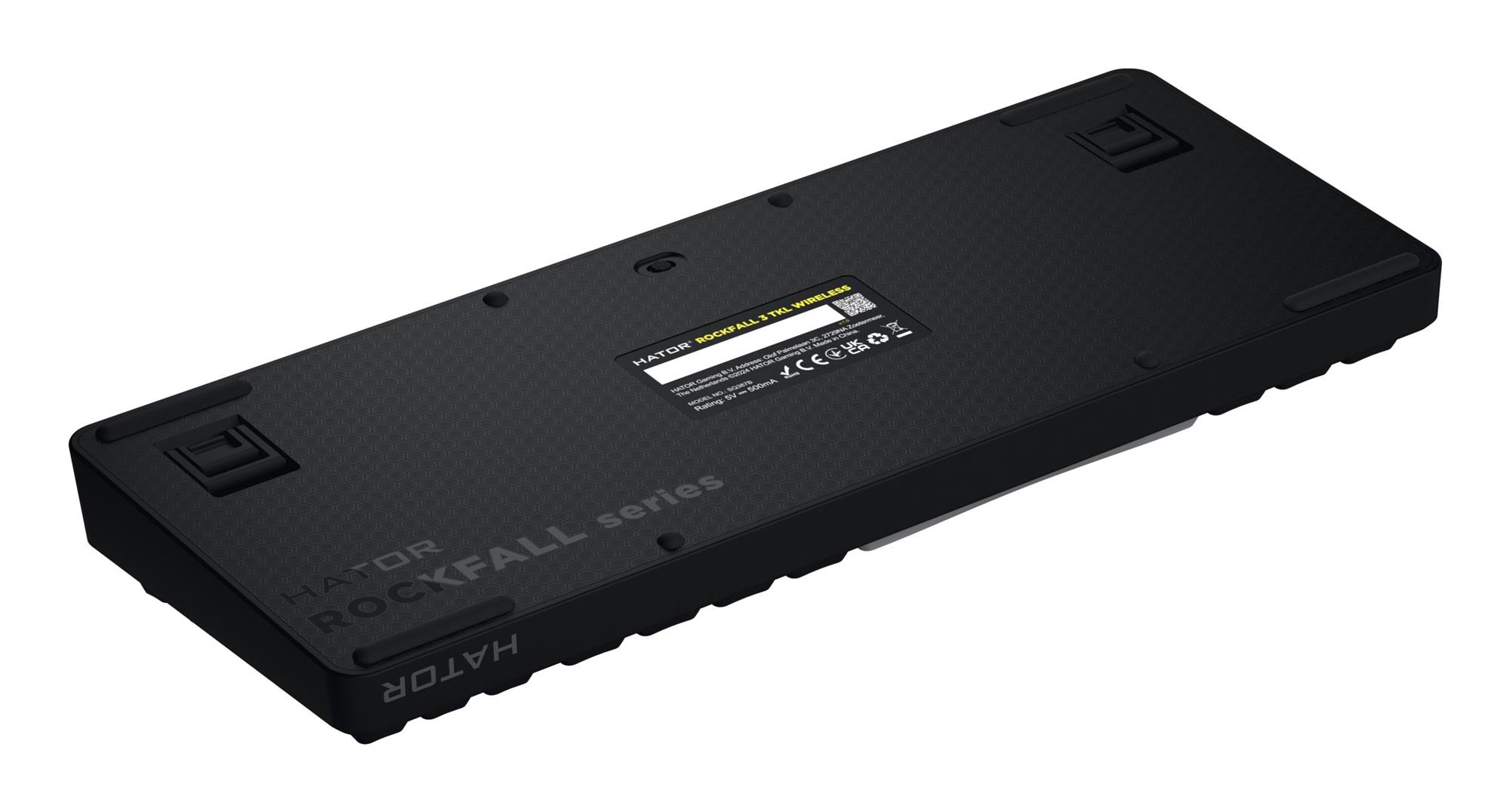 Hator Rockfall 3 TKL černá