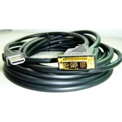 HDMI-DVI 0,5 m, 1.3, M/M tienený, pozlátené kontakty