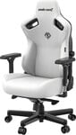Herná stolička Anda Seat Kaiser 3 Premium – veľkosť XL – biele PVC