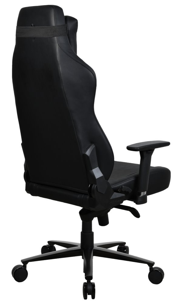 Herné kreslo AROZZI VERNAZZA XL SoftPU Pure Black/ povrch polyuretán/ čierna