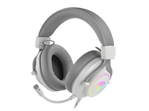 Herní sluchátka GENESIS NEON 750 WHITE, RGB