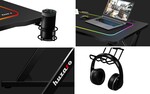 Hero 1.8 Black 100 cm gaming desk