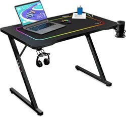 Hero 1.8 Black 100 cm gaming desk