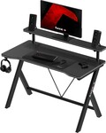 Hero 1.9 Black 120 cm gaming desk