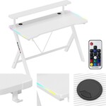 Hero 1.9 RGB White 120 cm gaming desk