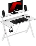 Hero 1.9 White 120 cm gaming desk
