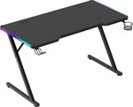 Hero 2.5 RGB Black 120 cm gaming desk