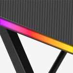 Hero 2.5 RGB Black 120 cm gaming desk