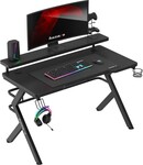 Hero 5.0 Black 120 cm gaming desk