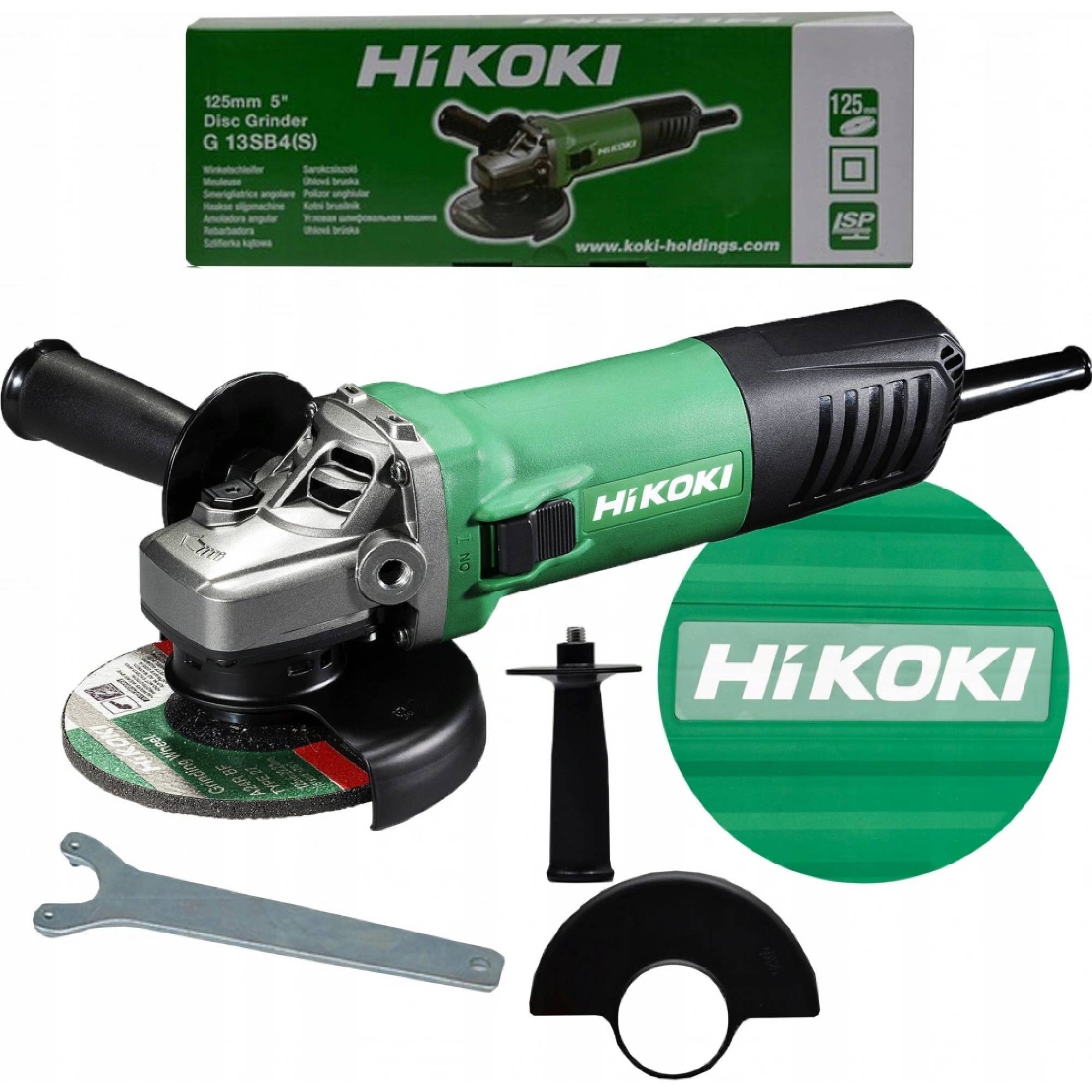 HIKOKI G13SB4YGZ Úhlová bruska 125mm