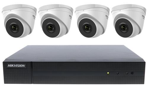 HIKVISION HiWatch Network PoE KIT HWK-N4184TH-MH/ 4Mpix/ 4x IPC-T240H kamery/ 1x NVR HWN-2108MH-8P/ 1TB HDD