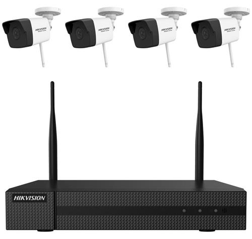 HIKVISION HiWatch Wi-Fi KIT HWK-N4142B-MH/W(B)(EU)/ 2Mpix/ 4x kamery HWI-B120-D/W(EU)(T)/ 1x NVR HWN-2104MH-W/ 1TB HDD
