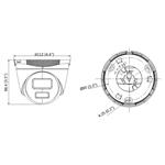 HiLook IP kamera IPC-T249HA/ Turret/ 4Mpix/ 2.8mm/ ColorVu/ Motion detection 2.0/ H.265+/ krytí IP67/ LED 30m