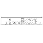 HiLook NVR rekordér NVR-108MH-C/8P(C)/ pro 8 kamer/ rozlišení 8Mpix/ HDMI/ VGA/ 1x RJ45/ kov