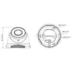 HiLook Powered by HIKVISION 4K PoE Turret KIT/ IK-4248TH-MH/P/ 4x IPC-T280H 2,8 mm kamery/ 1x NVR-104MH-C/4P/ 2TB HDD