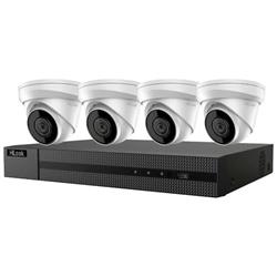 HiLook Powered by HIKVISION 4K PoE Turret KIT/ IK-4248TH-MH/P/ 4x kamery IPC-T280H 2.8mm/ 1x NVR-104MH-C/4P/ 2TB HDD