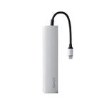 Hliníkový náboj Epico 6v1
8K s konektorom USB-C - strieborný