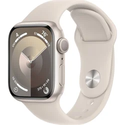 HOD GPS MTP Apple Watch Series 9 41mm Hvězdně bílý hliník s hvězdně bílým sportovním řemínkem - S/M