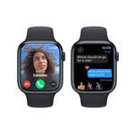 HOD GPS MTP Apple Watch Series 9 45mm Temně inkoustový hliník s temně inkoustovým sportovním řemínkem - M/L