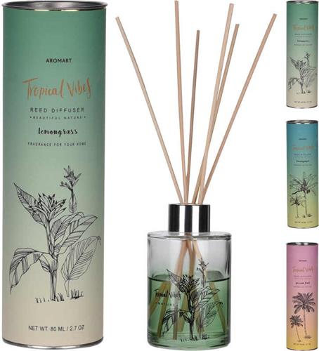 Homestyling Aroma difuzér vonné tyčinky LEMON GINGER, 80 ml