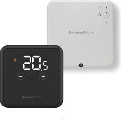 Honeywell Home YT42BRFT22, bezdrôtový termostat DT4R + spínacia jednotka R9H, čierna