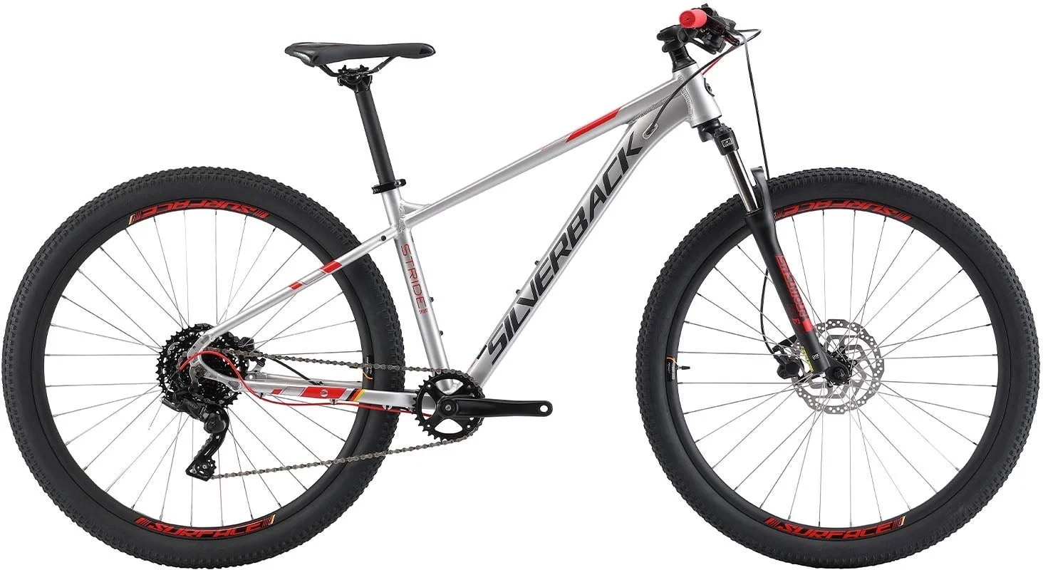 Horský bicykel SILVERBACK Stride Sport Silver / Red - 20"/XL