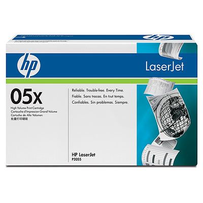 HP 05X Black Toner (6500 strán) pre LJ P2055, (CE505X) - originálne