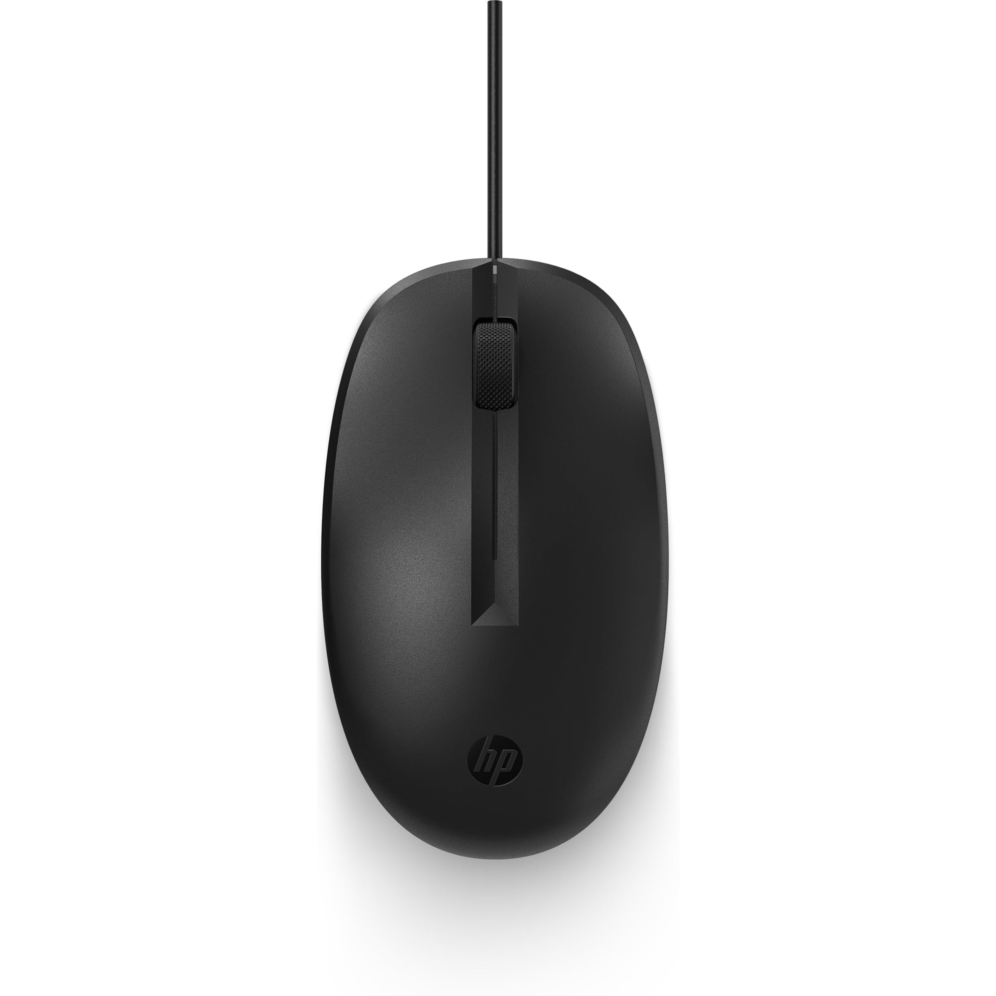 HP 125 myš, kancelárska, optická, s káblom, USB, čierna