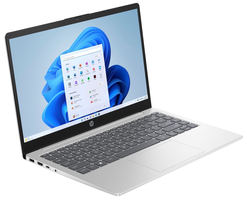 HP 14-em0032nc/ Ryzen 3 7320U/ 8GB DDR5/ 256GB SSD/ Radeon™ Graphics/ 14"FHD,matný/ W11H/ stříbrný