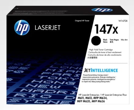 HP 147X LaserJet černá tonerová kazeta, W1470X