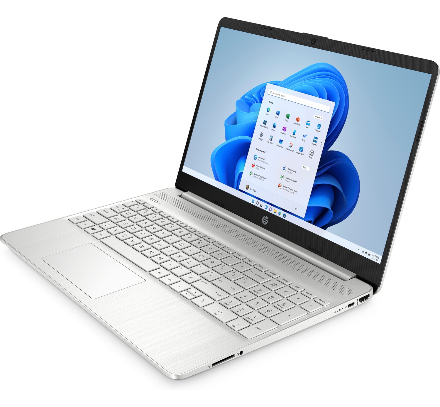 HP 15s/fq4010nc/i5-1155G7/15,6"/FHD/16GB/512GB SSD/Iris Xe/W11H/Silver/2R