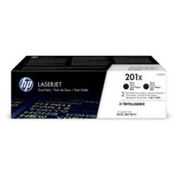 HP 201X Black Toner Dual Pack (CF400XD) - Originální tonery