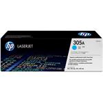 HP 305A Cyan/Azurová Toner (2600 stran) pro LJP 300/400 M475, CE411A - originální